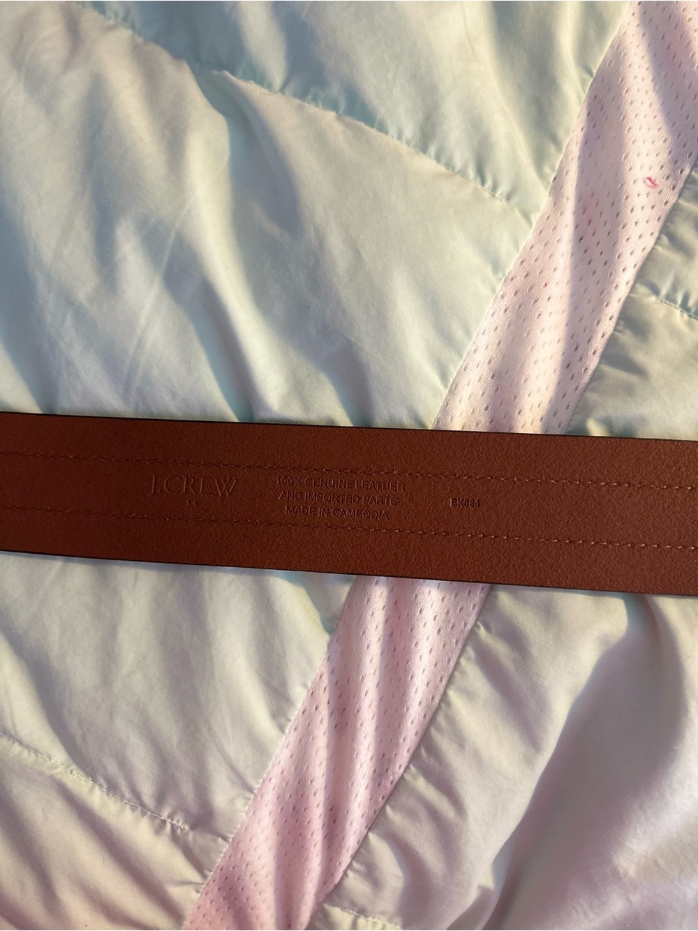 J. Crew Women's genuine Leather Belt in Brown - Picture 3 of 3